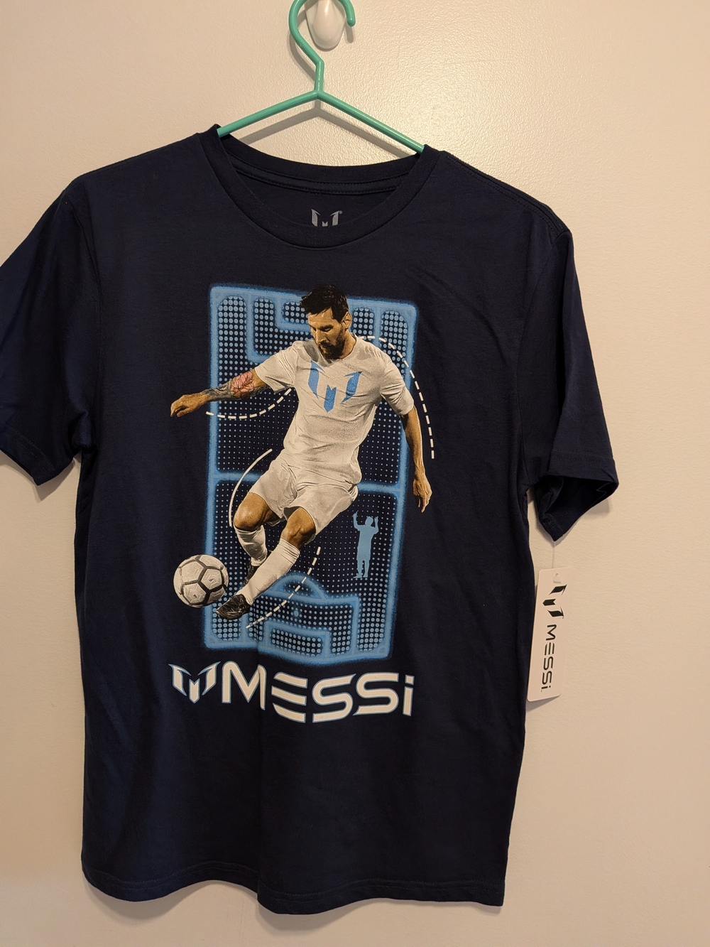 Messi Kids' Short Sleeve Soccer Tee - Navy Blue